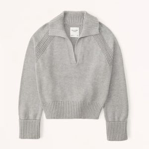 Abercrombie & Fitch Notch Neck Sweater